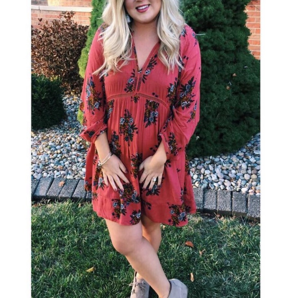 Umgee Clay Swing Dress